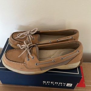 Speery Topsider - Laguna linen